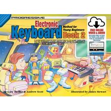 Progressive Keyboard Book 2 for Young Beginners Book - Online Video & Audio