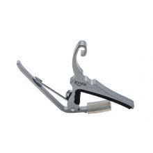 Kyser Quick-Change Capo - Steel String Acoustic/Electric - Silver