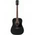 Ibanez AW84 WK Acoustic Guitar - Weathered Black Open Pore 
