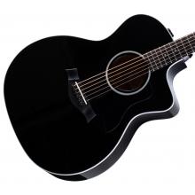 Taylor 214ce-BLK DLX Acoustic/Electric Guitar