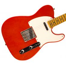 Fender Custom Shop 1957 Telecaster Journeyman Relic - 1-Piece Quartersawn Maple Neck - Aged Candy Tangerine