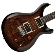Paul Reed Smith SE Custom 22 Semi-Hollow Electric Guitar - Black Gold Burst
