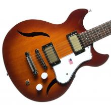 Harmony Standard Comet Electric Guitar with Mono Case - Sunburst