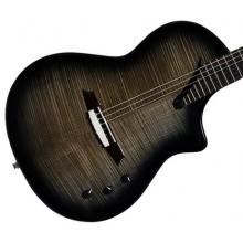 Katoh Crossover Series Hispania Electric Nylon String Classical Guitar with gigbag -Trans Black