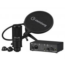 Steinberg IXO12PSPACK USB Audio Interface Podcast Pack - Black
