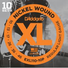 D'Addario EXL110 (10-46) 10 pack Electric Strings